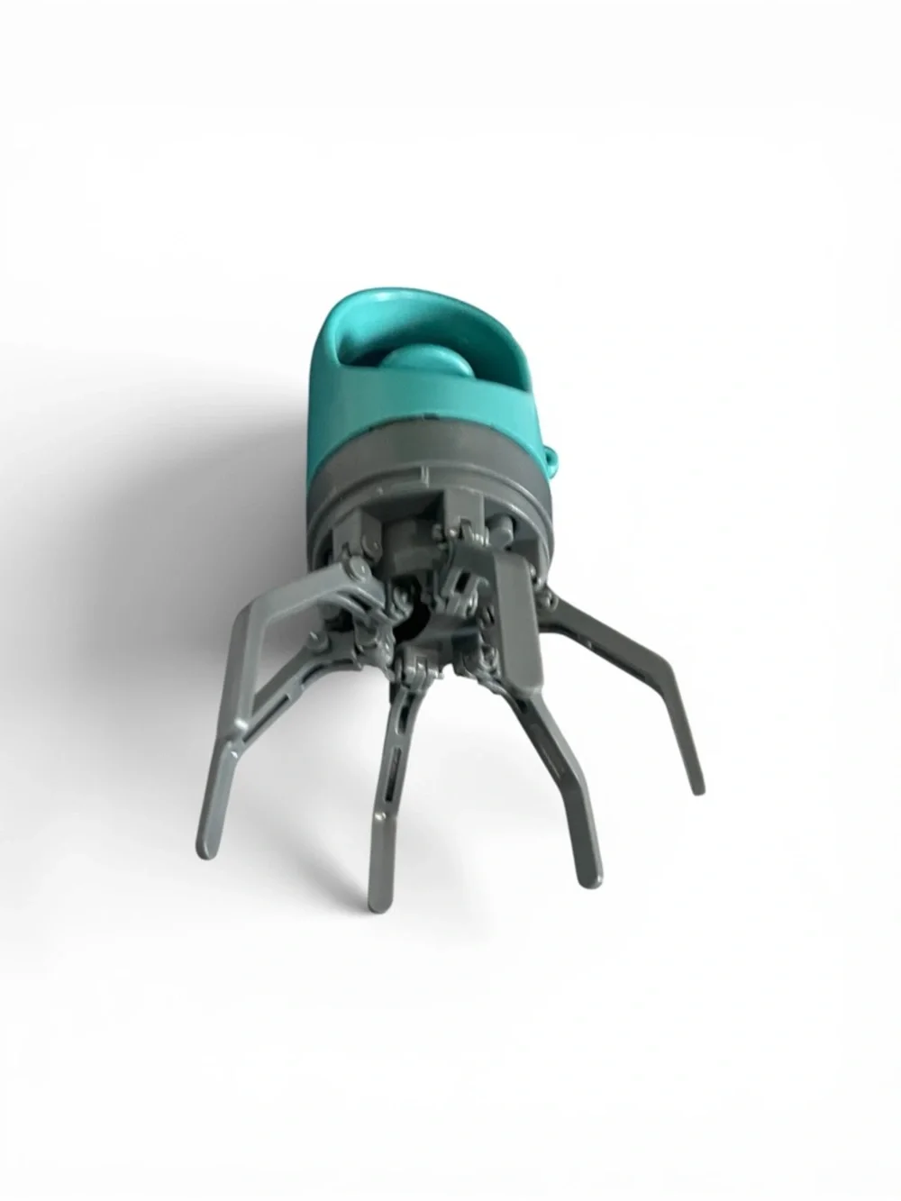 Portable Dog Poop Scooper – Teal Claw Grabber with Bag Dispenser – NIB